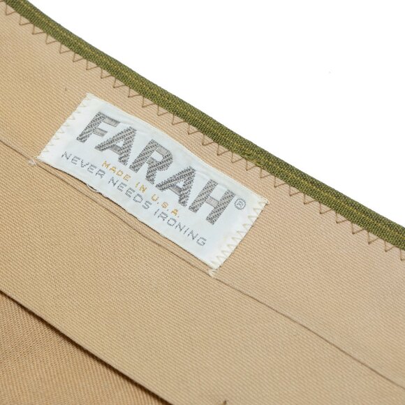 FARAH (US) Tropical Wool, High-Rise Cut, Zigzag Stitching - Picture 5 of 13